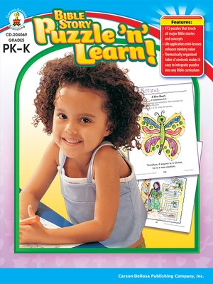 cover image of Bible Story Puzzle 'n' Learn! Grades Pre-K - K